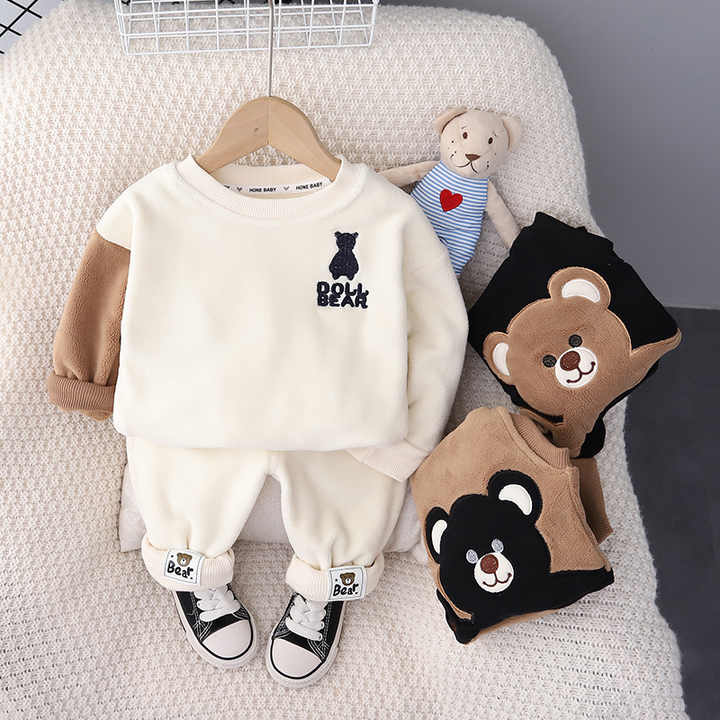 2022 Boys Winter Suit, Newborn Baby Hoodie, Thick 