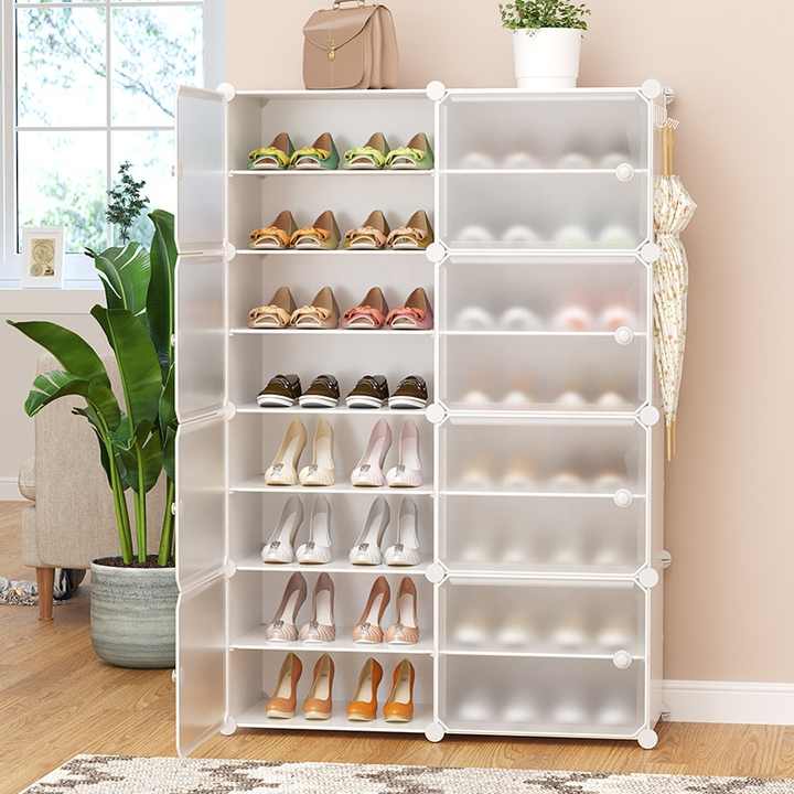 مصنع توريد EXW سعر المنزل التخزين رف الأحذية الرخيص خزانة بلاستيك الحديثة رف Factory supply EXW price home storage cheap shoe rack modern plastic cabinet shelf