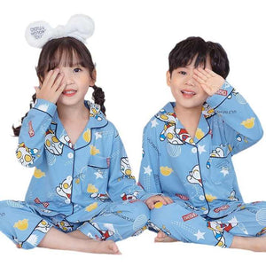New long-sleeved children's pajamas 