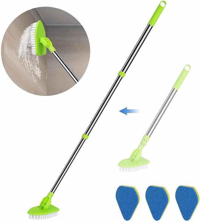 Multi-purpose Telescopic Chenille Duster Cleaning Sponge 
