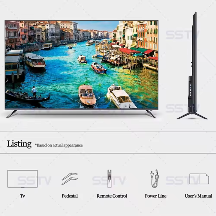 Smart TV with custom logo 
