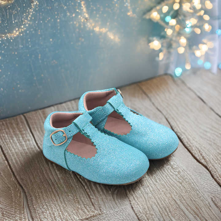 Pink Leather Baby Girl Shoes 