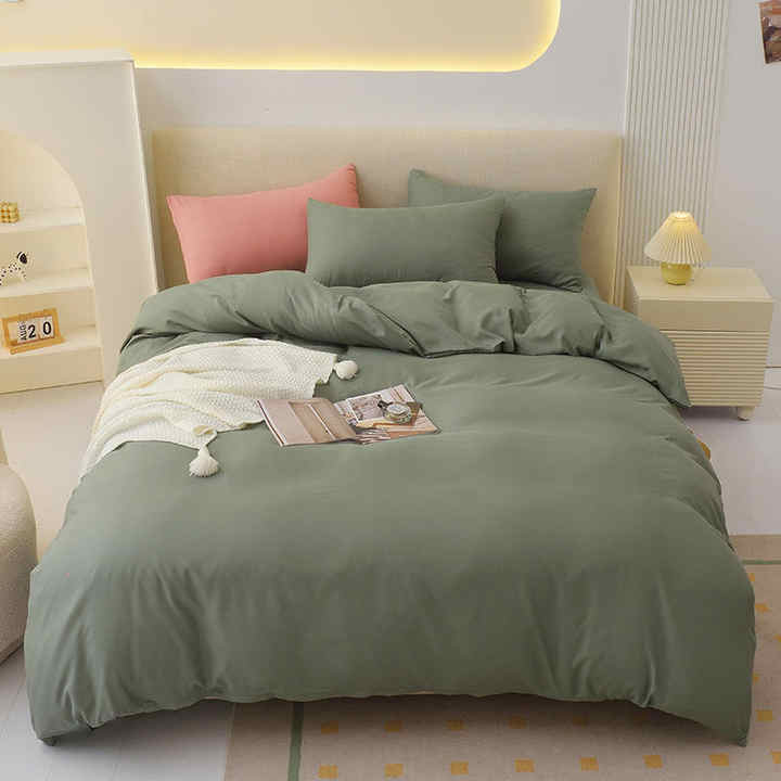 Luxury, elegant, comfortable, multi-colored bedding set, 