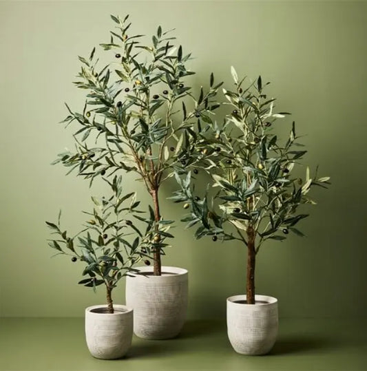 شجرة زيتون صناعية -  Large Fake Plastic Potted