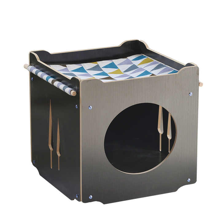 بيت الحيوانات الأليفة مع أرجوحة منزل قابل للإزالة . اكسسوارات حيوانات