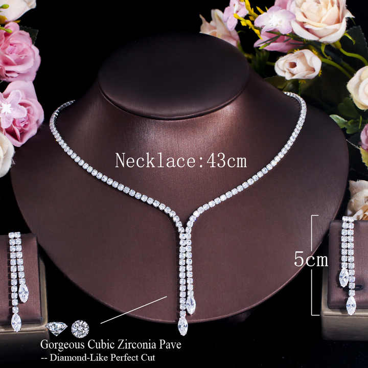 Women's wedding jewelry set 