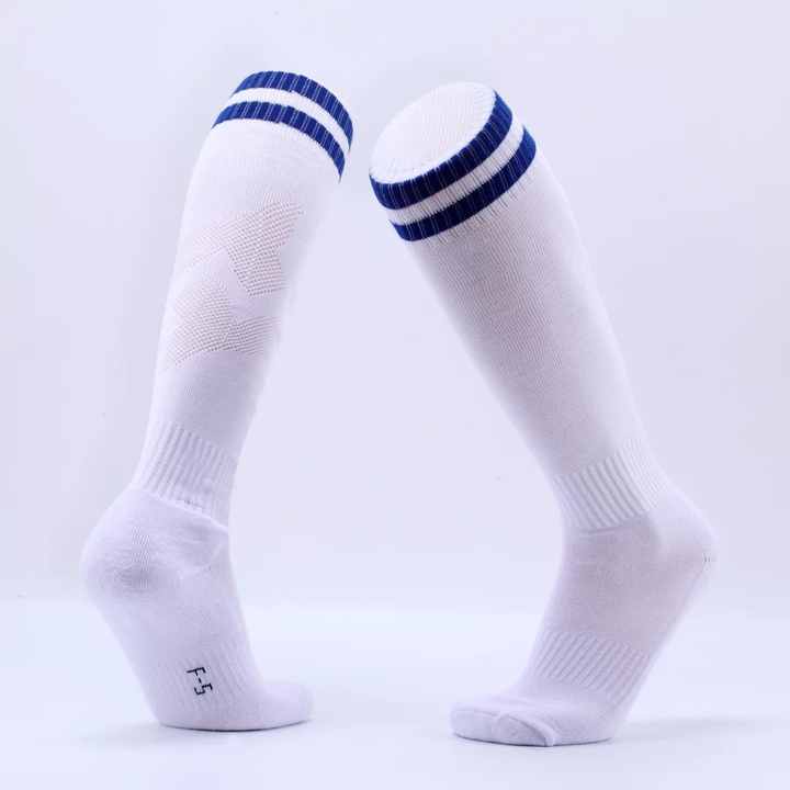 Sustainable knee-high football socks made of polyester cotton Breathable and portable Foldable Design
