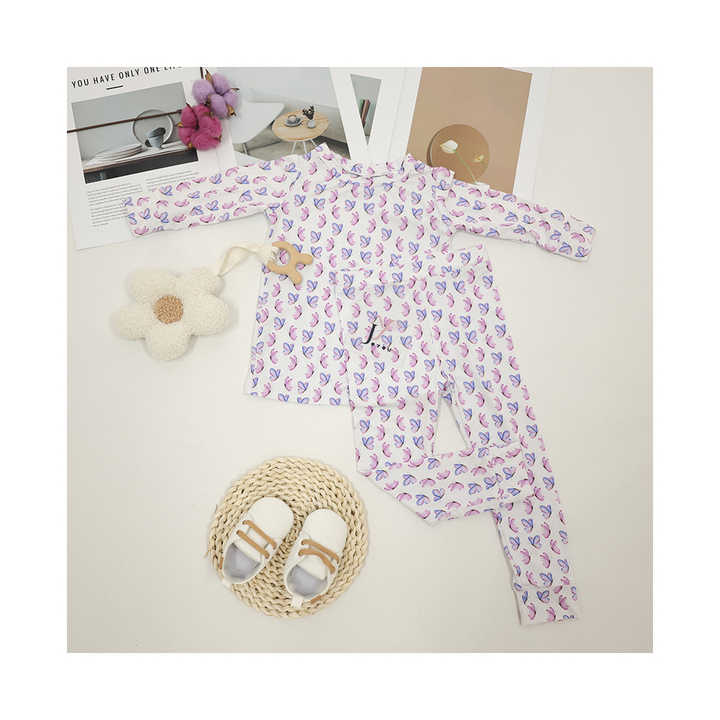 ملابس نوم للأولاد والبنات ملابس نوم للأطفال للراحة والقيلولة طقم بيجامات قطنيةBoys and girls sleepwear, children's sleepwear for rest and nap, cotton pajama set