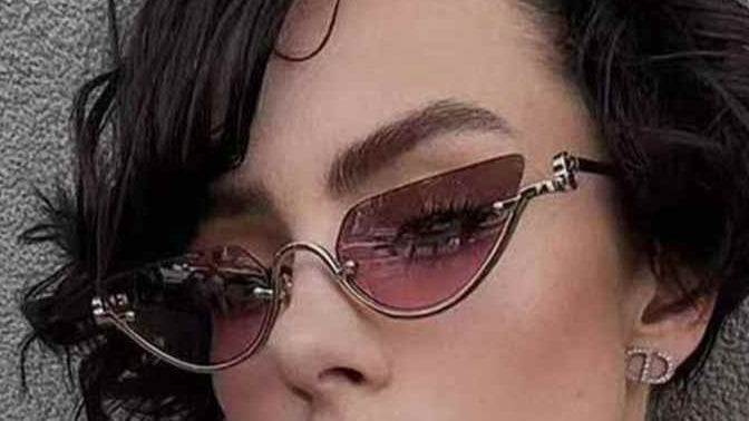 Metal Sunglasses Women 