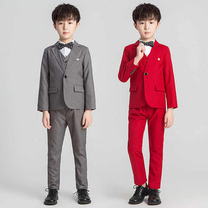 Boys' three-piece formal suits 