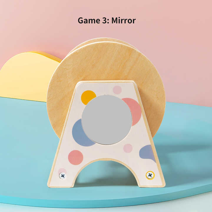 New Wooden Montessori Drum Toy, 3 in 