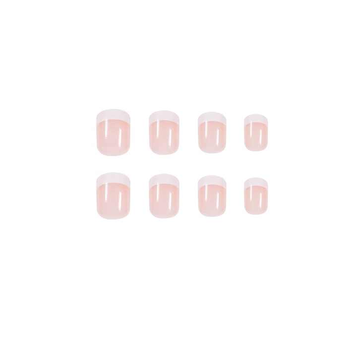 أظافر يد اكريلك فرنسي