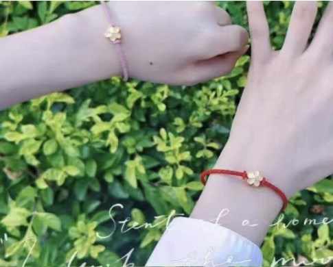 Children's accessories, gold bracelet, women's jewelry
