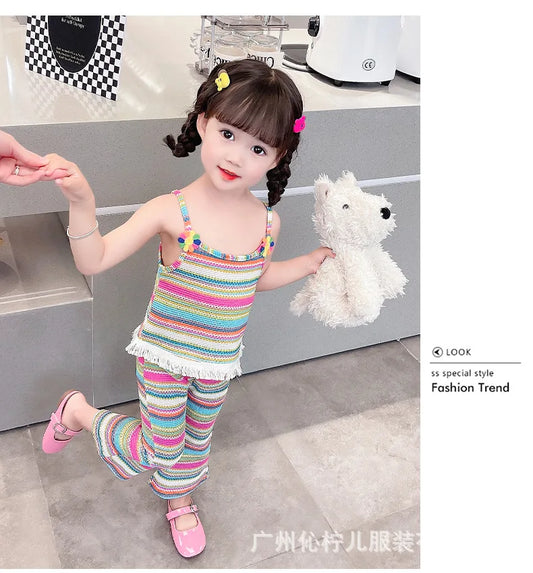 بدلات صيفية للبنات-Summer suits for girls