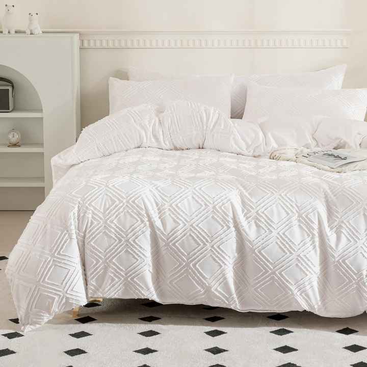 طقم غطاء لحاف من البوليستر بنسبة 100% مكون . 100% polyester duvet cover set