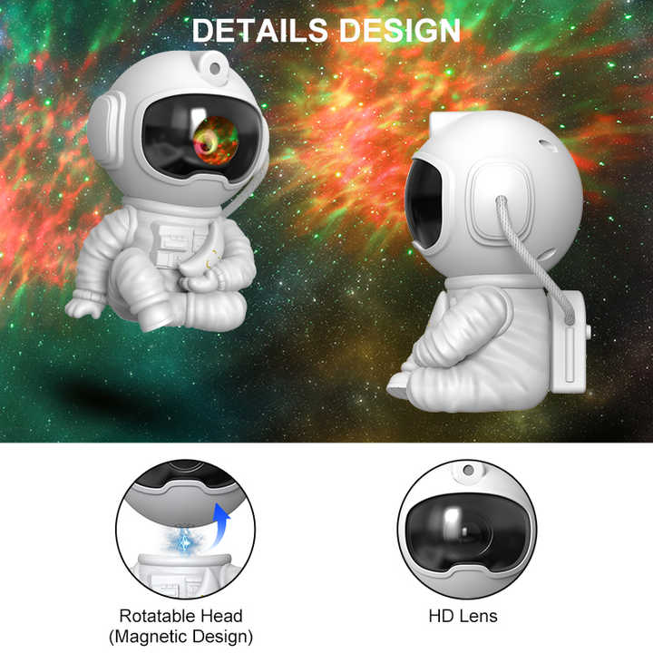 Astronaut Galaxy Projector Lamp Star Night Light Nebula Shell Astronaut Galaxy Projector Lamp Star 