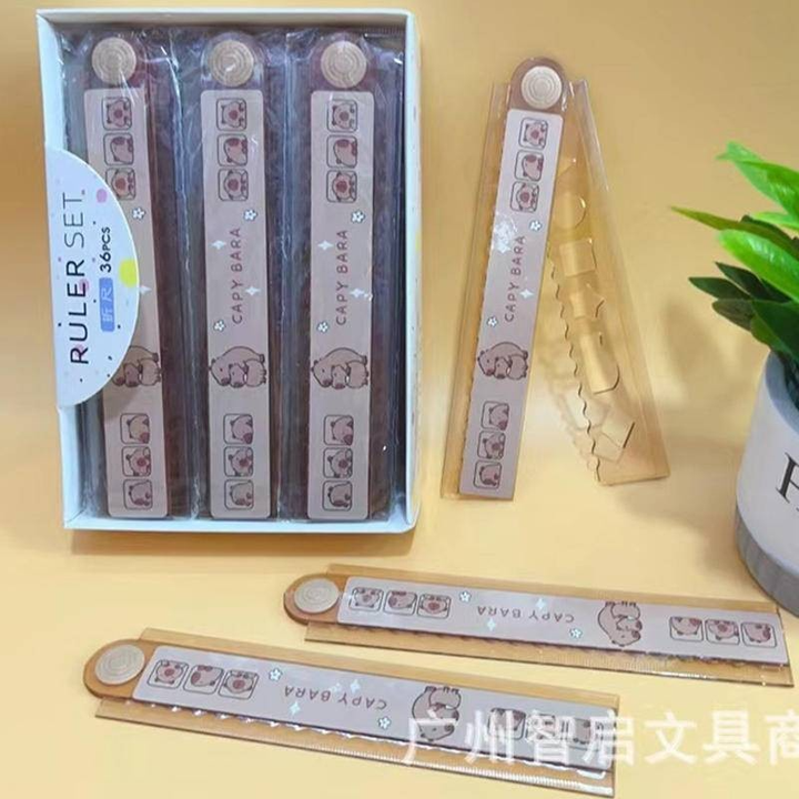 A piece of folding ruler 