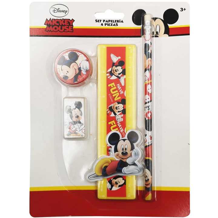 3-Piece Kids Movable Mechanical Pencil Set with Eraser in Clamshell Package - Pencils with Eraser Stationery 