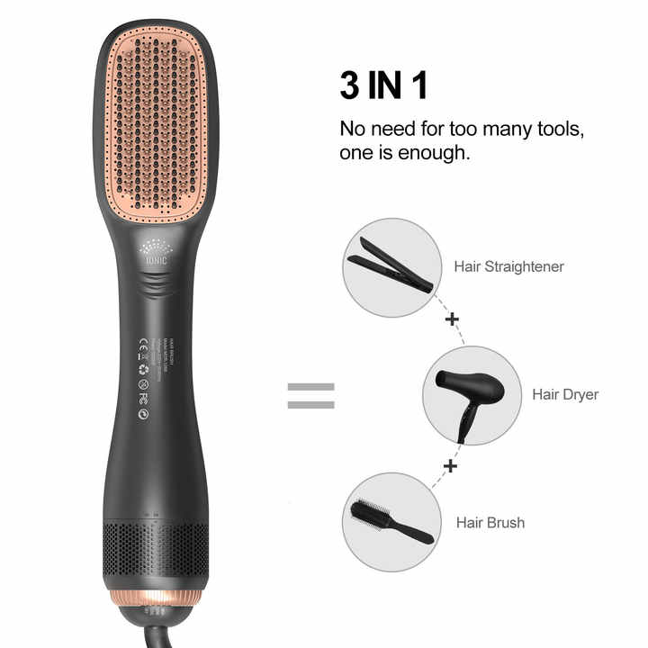 hot air comb hair dryer 