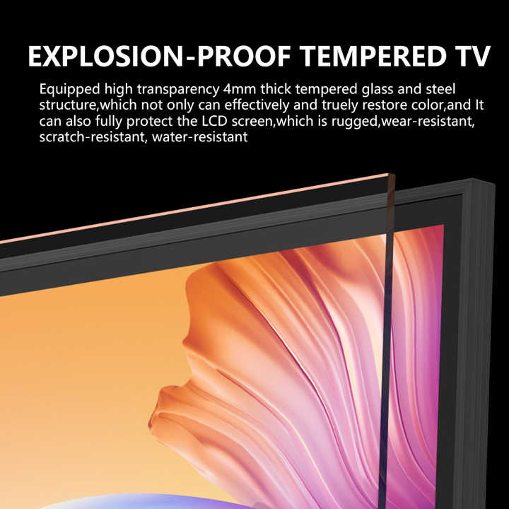 Resistive commercial display screen