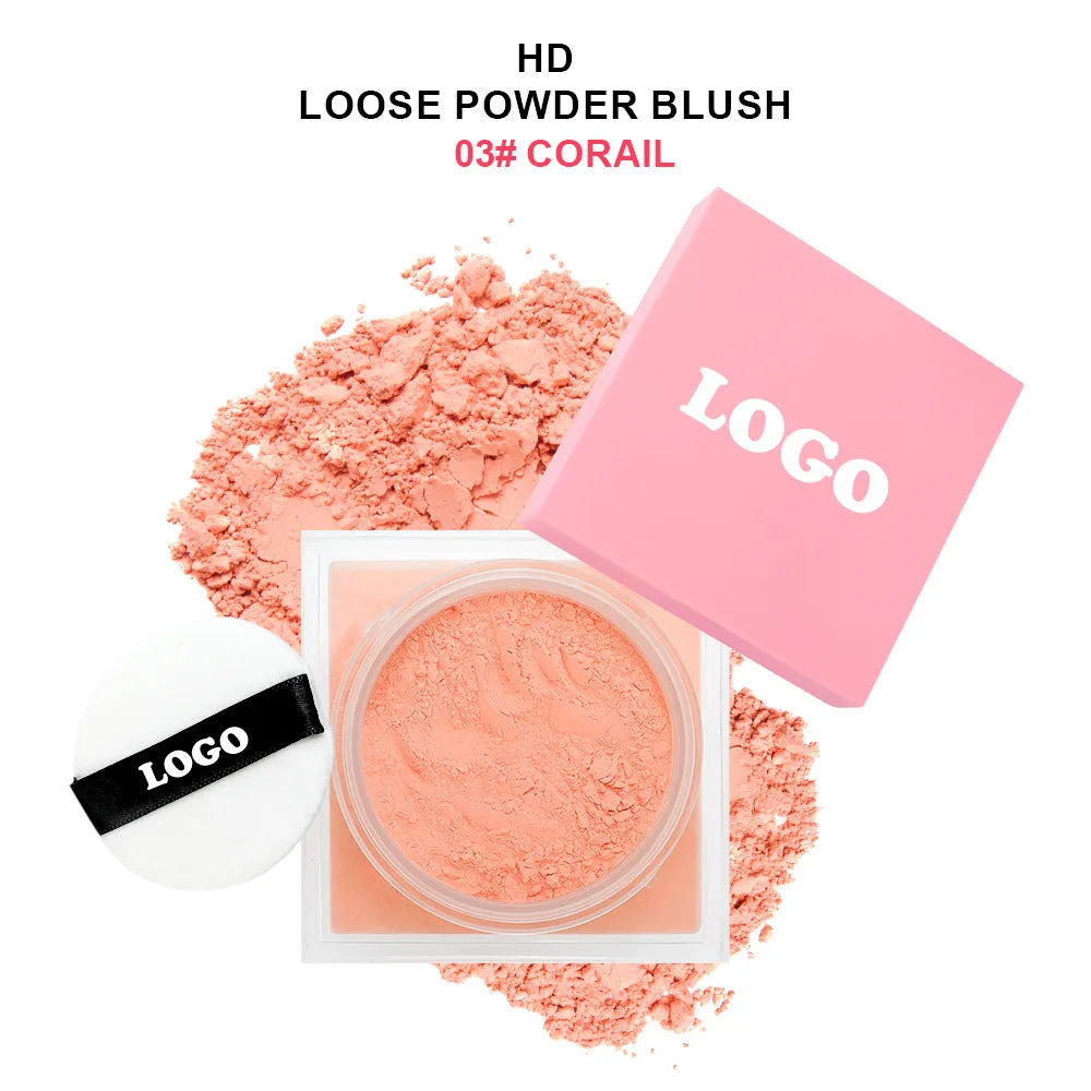 Matte pink face blush