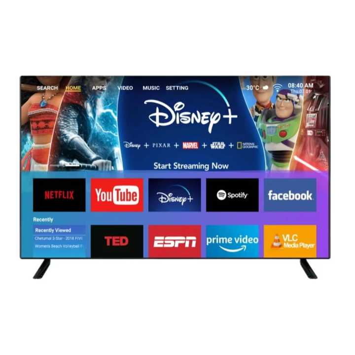Smart TV with custom logo 