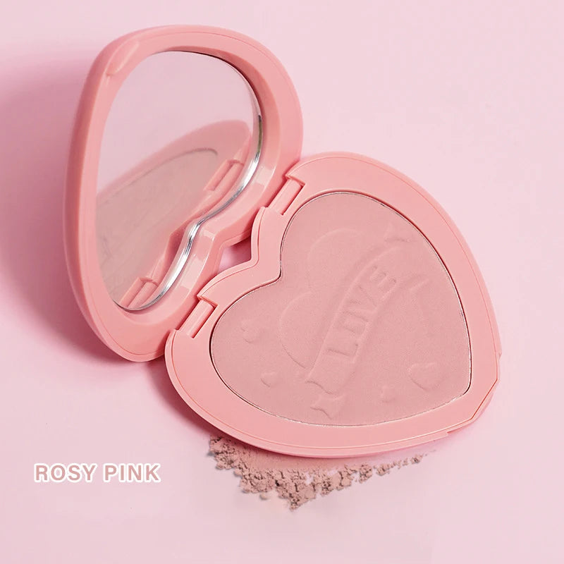 Heart-shaped face blush 