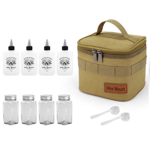 Portable Camping Spice Kit, Spice Bottle Set, Fabric Spice 