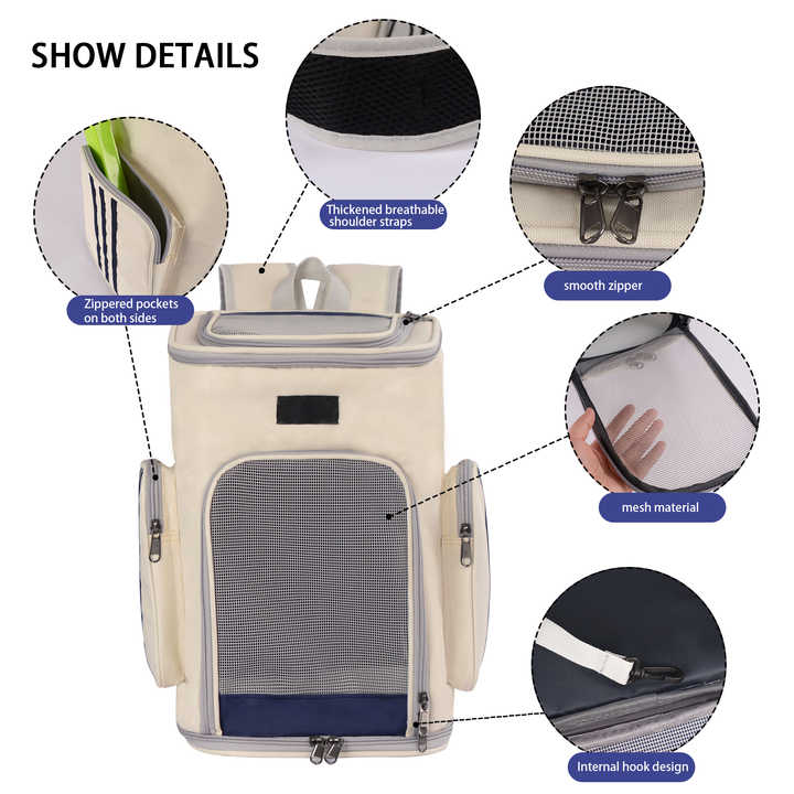 Foldable Pet Carrier Backpack 