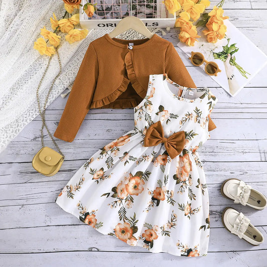 مجموعة ملابس الخريف للفتيات - Old Girls Clothing Sets Fashion