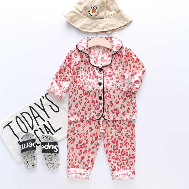 Children's long-sleeved night suit 