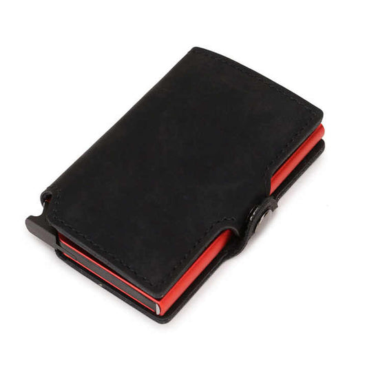 جيد بيع شعار الألومنيوم تتفاعل حامل بطاقة المورد . Good Selling Aluminum Logo RFID Card Holder Supplier
