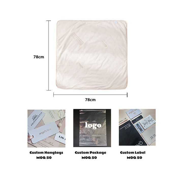 Winter Spring Breathable Cute Cotton-Blanket Swaddle with Hood 