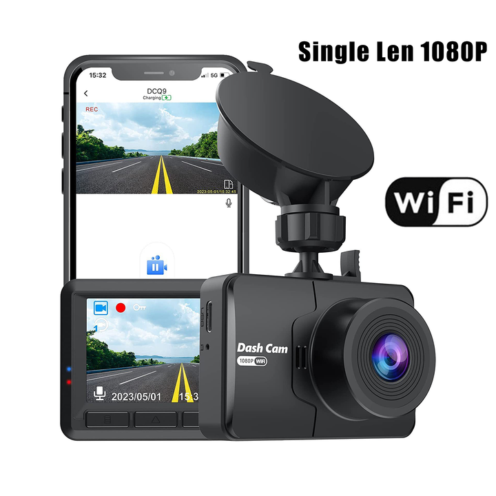 Dash camera. 