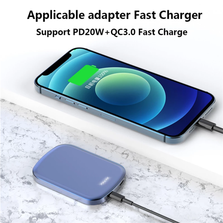 Power bank with wireless charger 