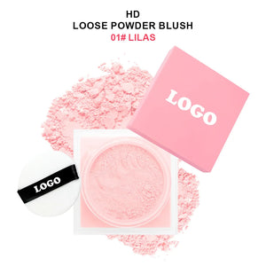 Matte pink face blush