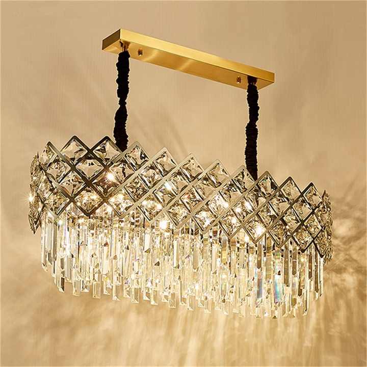 Crystal pendant lamp with design 