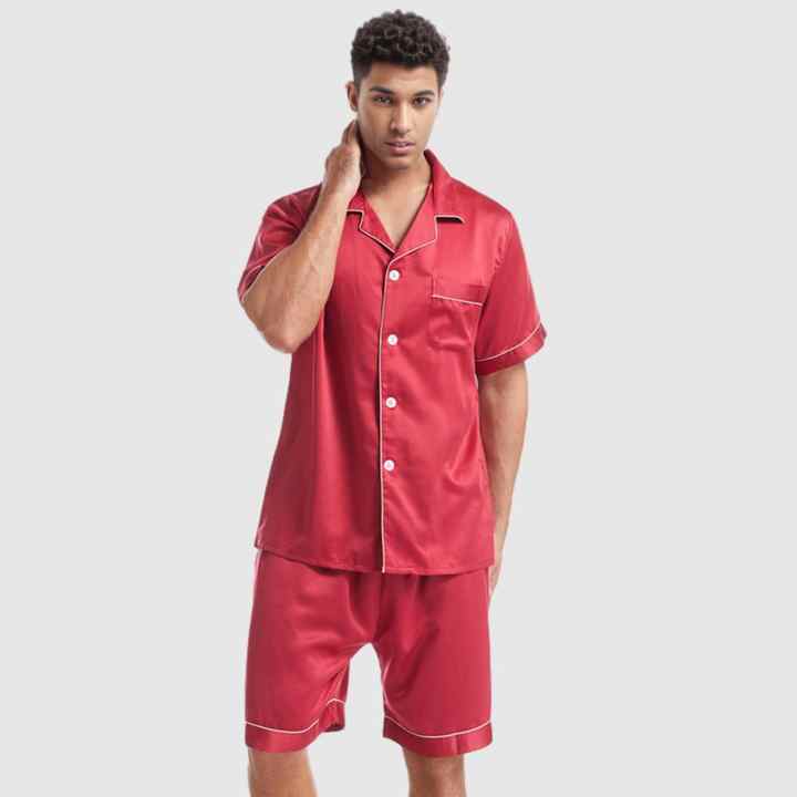 Men's short-sleeved sleepwear 