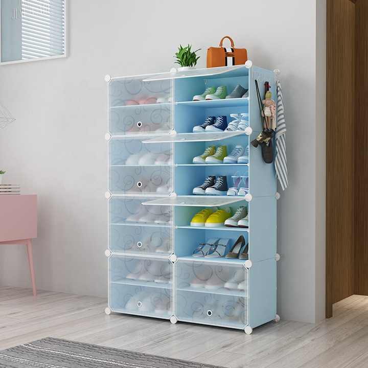 مصنع توريد EXW سعر المنزل التخزين رف الأحذية الرخيص خزانة بلاستيك الحديثة رف Factory supply EXW price home storage cheap shoe rack modern plastic cabinet shelf