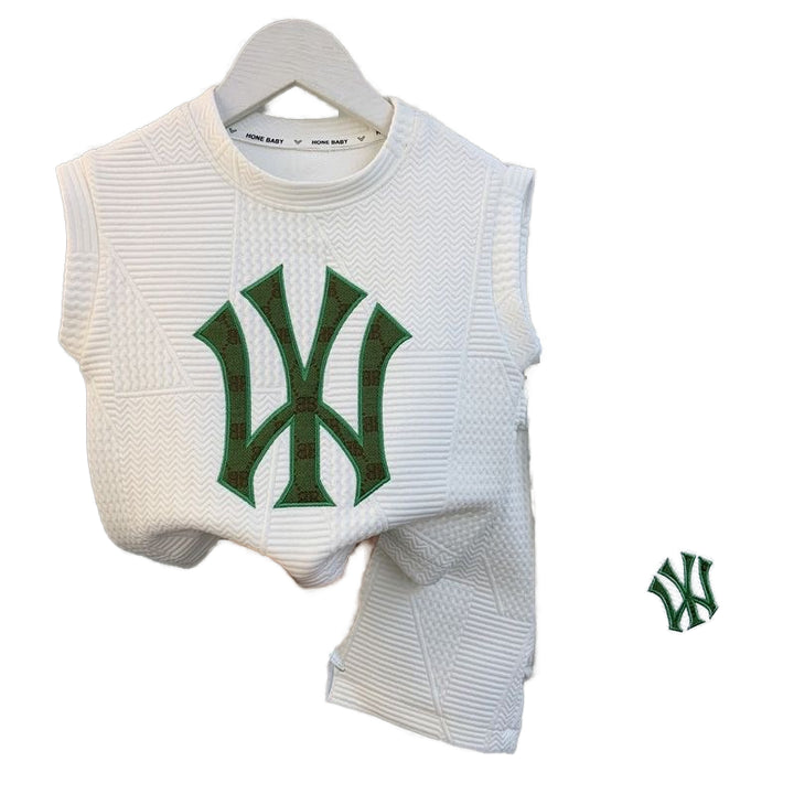 Cute and lovely 2 piece summer boys' sui 