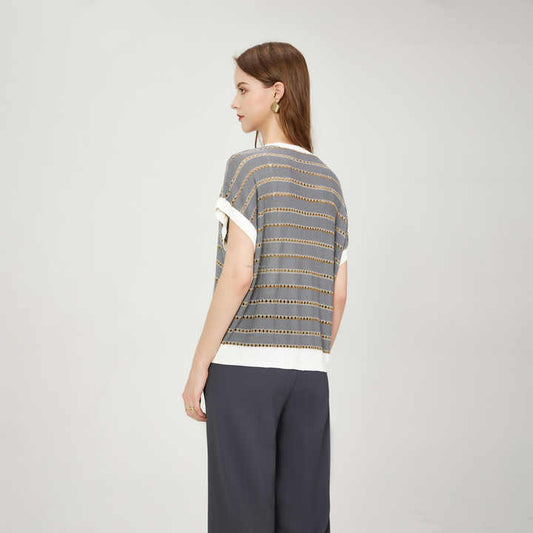 New Women's Casual Mesh Fabric