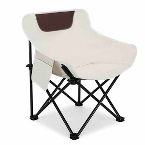 High Quality Folding Moon Chair Camping Portable Metal Chair. 