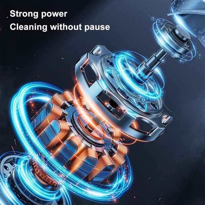 Household Kitchen - Rotating Vacuum Cleaner 