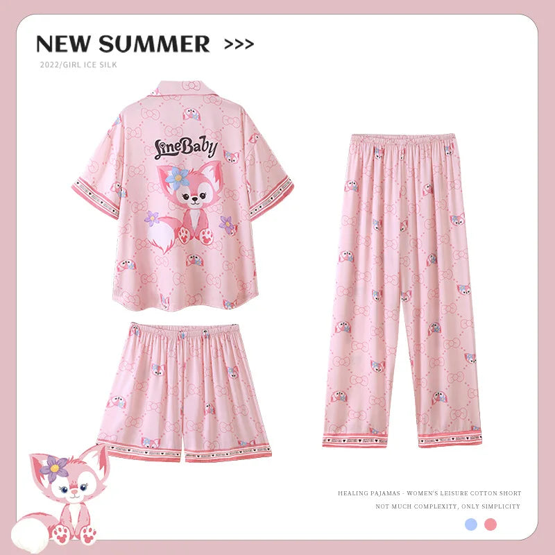 بيجامات أطفال للبنات صيفية-Summer pajamas for girls