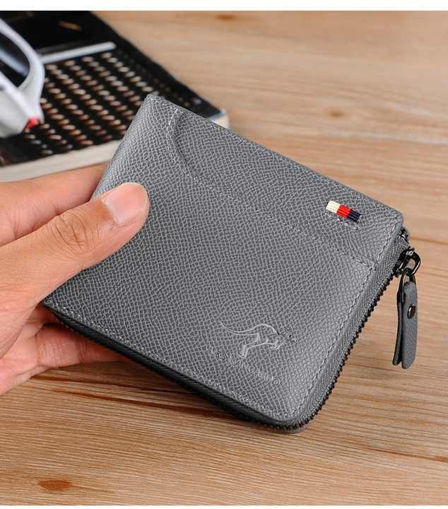 Designer Slim Leather Men's Wallet, RFID Blocking 