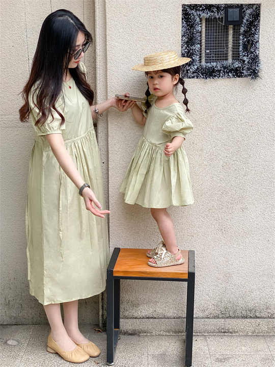 Mother and Daughter Matching Dress 