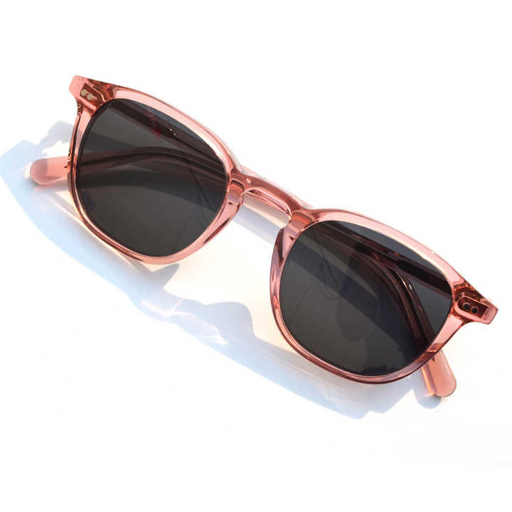 Wholesale Women's Sunglasses for Women Girls Polarized Sun Glasses with Blue and Pink Frame Design 