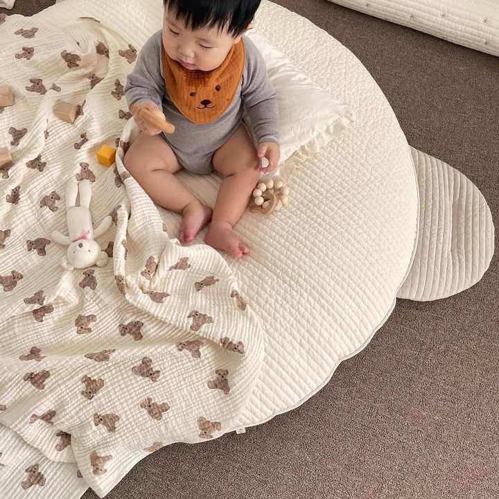 Baby Blanket - INS Hot Cute Brown Teddy Bear 