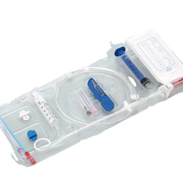 طقم قسطرة تصريف طبي مستقيمة/ذيل الخنزير . Disposable Straight/Pigtail Medical Drainage Catheter Kit