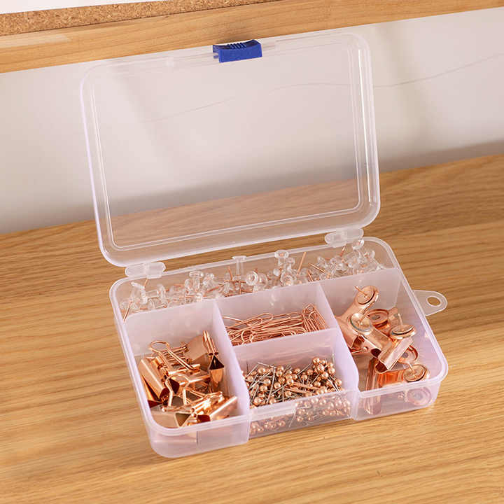 Best-selling school-sized, portable, and present-friendly pencil case with a pink rose clip